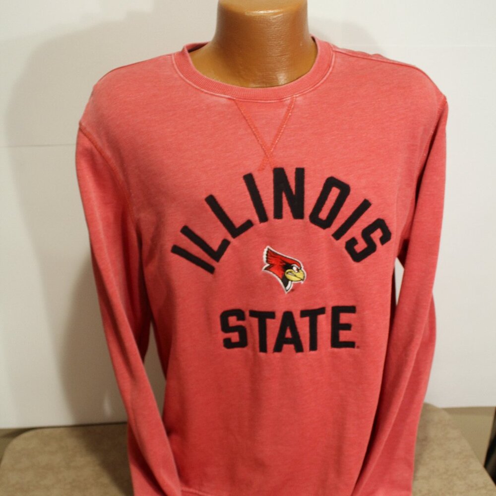 Illinois State Redbirds Crew Sweatshirt Size Medium